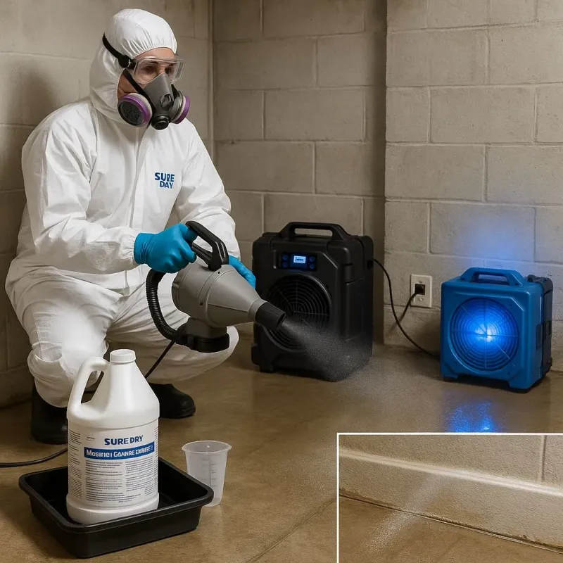Sanitization and Odor Removal process in Lansford, PA