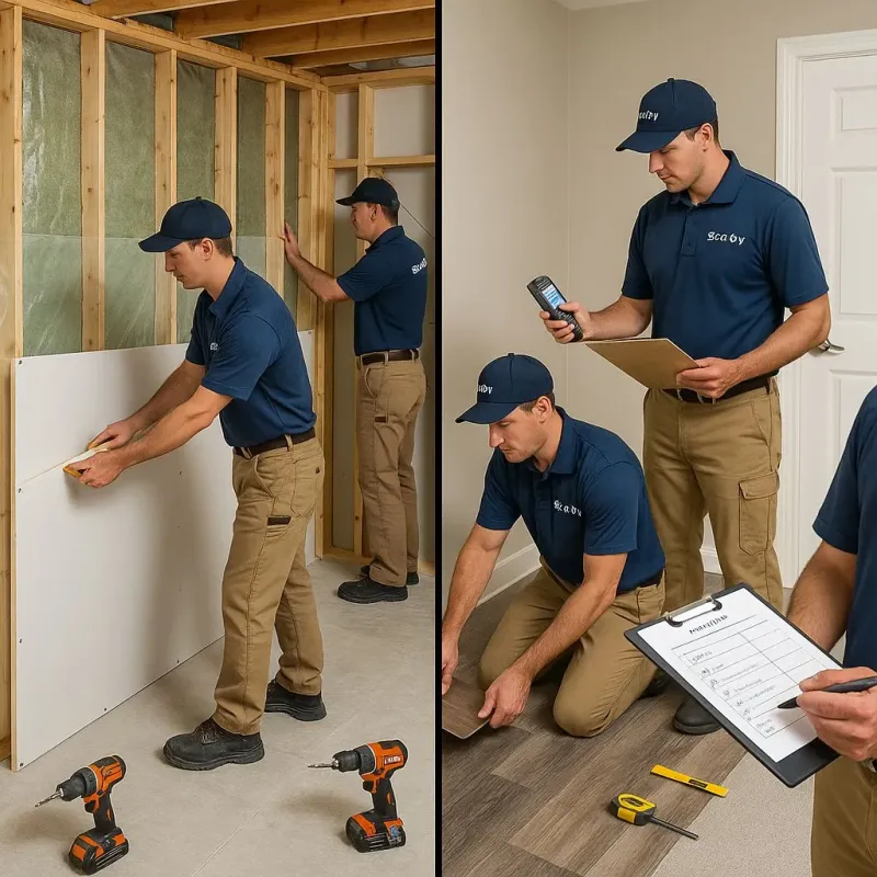 Repairs and Reconstruction process in Lansford, PA